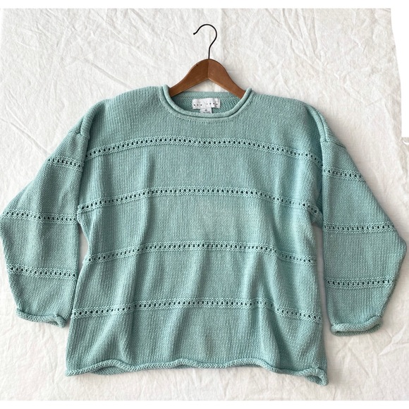 Vintage New York Style Knit Oversized Sweater - Picture 7 of 14